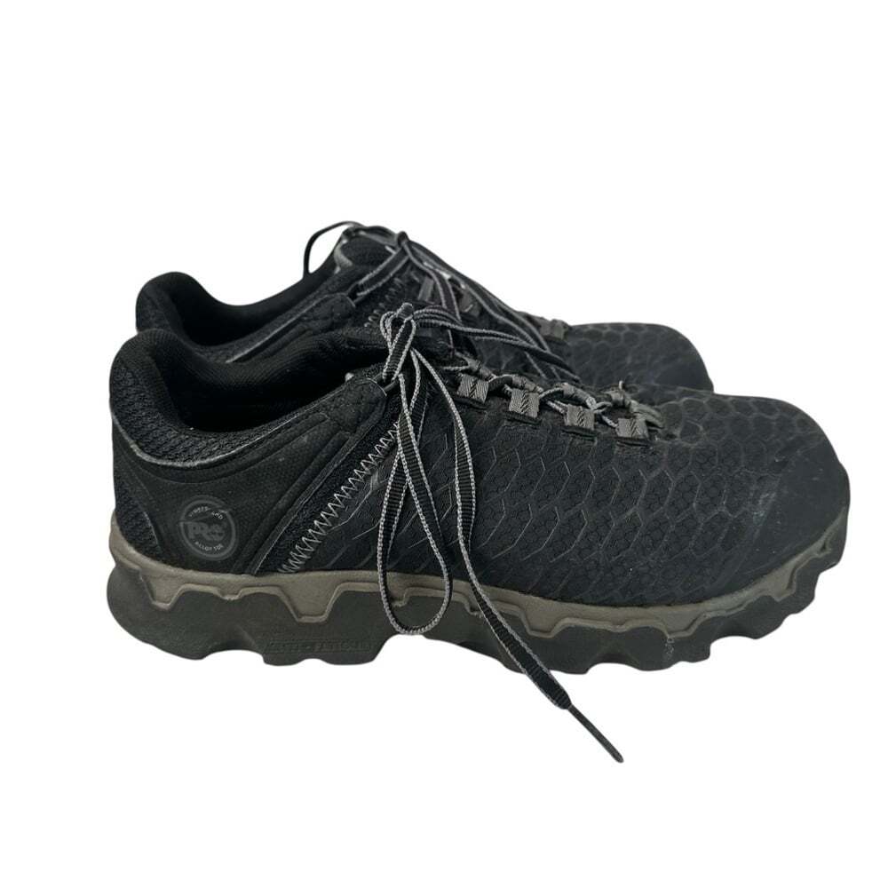 Timberland Pro-416 Alloy Toe Work Safety Shoes Womens Size 7.5M Black Workcore